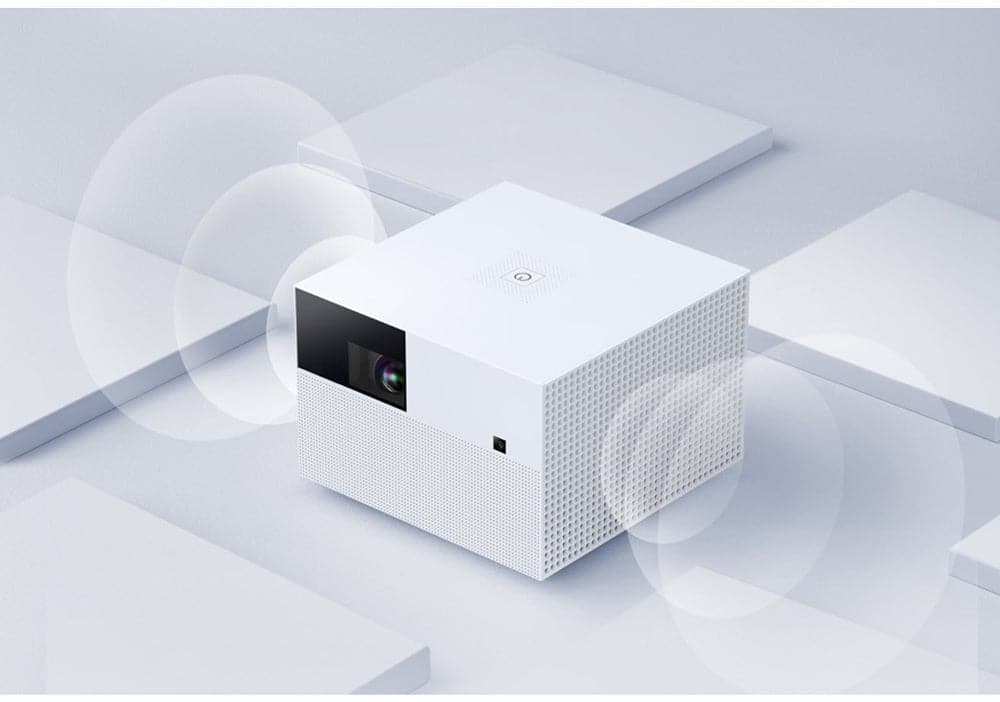 Fengmi Vogue Mini LED Projector Home Theater 1500 Lumens 2GB+32GB Android Wifi Support 1080P White new - Nothingprojector