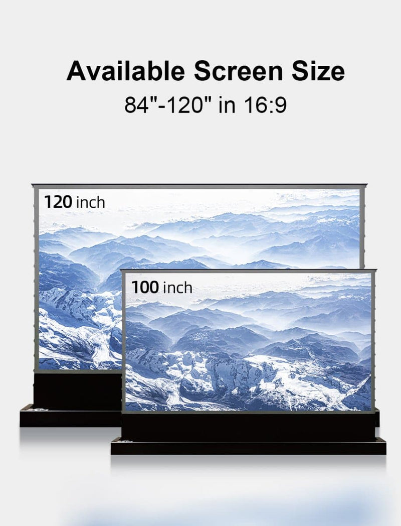 NothingProjector Black Series Motorized Floor Rising Screen For Ultra ...