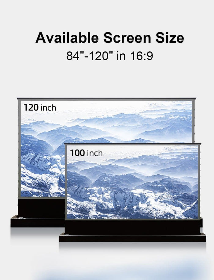 NothingProjector Black Series Motorized Floor Rising Screen For Ultra ...