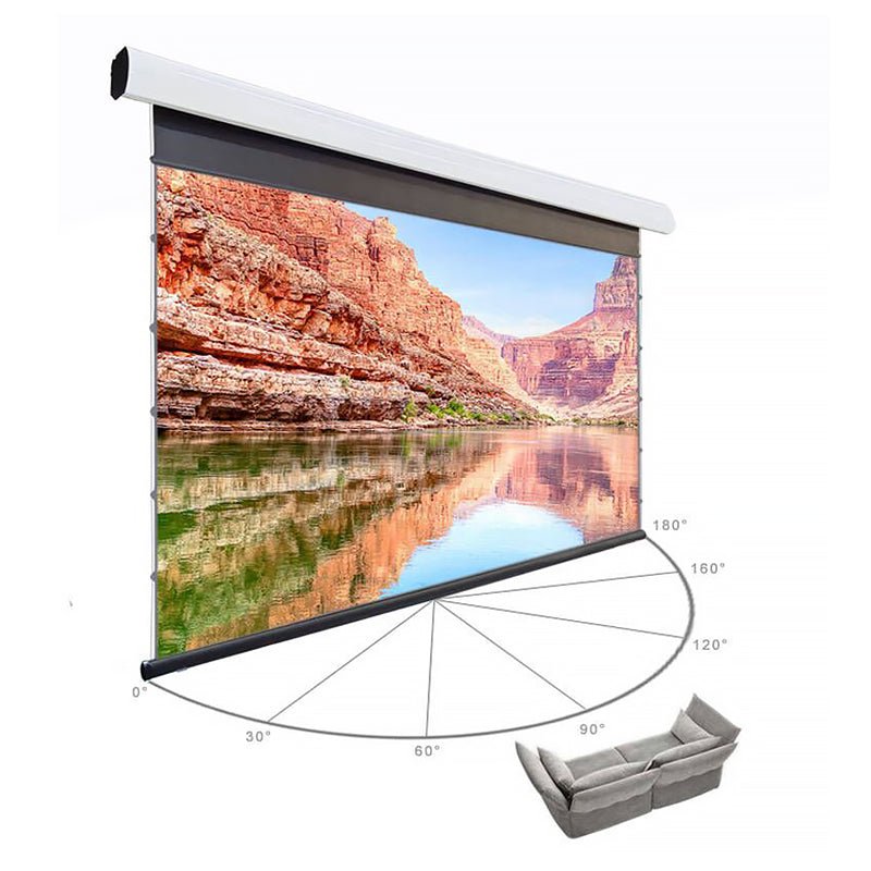 NothingProjector Black Serise Slimline Motorized Tension Drop Down ALR ...