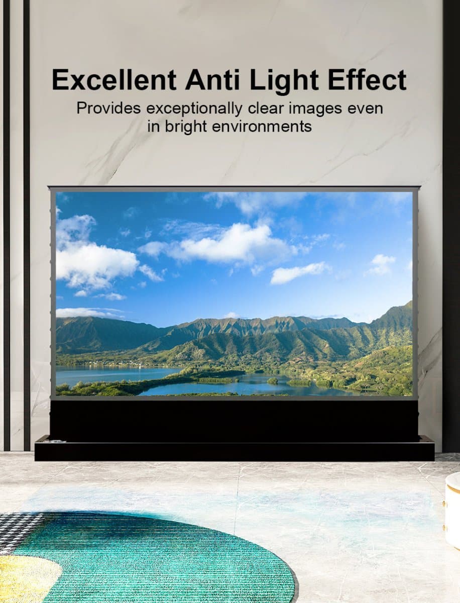 NothingProjector Motorized Floor Rising 120 inch ALR Screen For Ultra Short Throw Projector - Nothingprojector