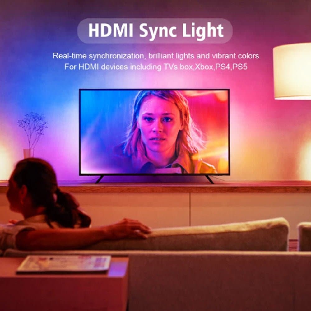 NP Projector Screen Eclipse Smart Sync LED Strip Immersion HDMI - Nothingprojector